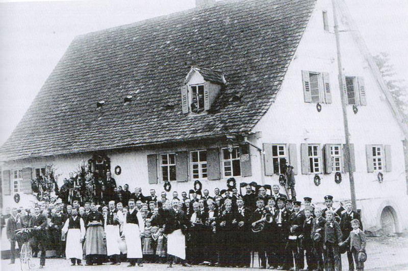 Gasthof-Ochsen-Festgesellschaft-um-1900
